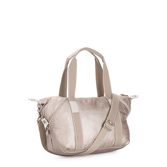 Sacs À Bandoulière Kipling Art Mini Metallic Beige | FR 1833AH